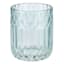 Providence Diana Blue Textured Glass Tumbler, 3.9"