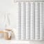13-Piece Gray Luna Chevron Shower Curtain Set, 72"