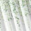 13-Piece Green Weeping Flowers Shower Curtain Set, 72"