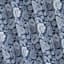 13-Piece Navy Suma Floral Shower Curtain Set, 72"