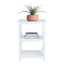 Providence Xavier 2-Tier White Accent Table, 26"