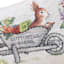 Easter Bunny Garden Throw Pillow, 14x20