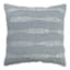 Providence Blue Fern Leaf Beaded Pattern Throw Pillow, 12"