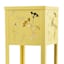 Hooneybloom Metal Riser with LED Bulb, Yellow