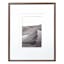 8x10 Walnut Thin Matted to 4x6 Wall Frame