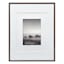 11x14 Walnut Thin Matted to 5x7 Wall Frame