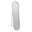 Aria Oval Gold Floor Mirror, 15x60