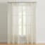 Found & Fable Clermont Natural Sheer Rod Pocket Curtain Panel, 84"