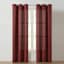 Mayfield Paprika Light Filtering Grommet Curtain Panel, 84"