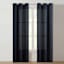 Mayfield Navy Casual Light Filtering Grommet Curtain Panel, 95"