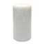 Honeybloom Light Grey Unscented Pillar Candle, 4x8