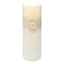 Ivory Unscented Pillar Candle, 11"