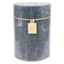 Dark Navy Blue Unscented Pillar Candle, 6x8