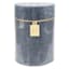 Honeybloom Dark Navy Blue Unscented Pillar Candle, 6x8
