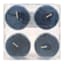 Honeybloom 4-Pack Navy Blue Unscented Votive Candles