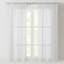 Raine White Sheer Rod Pocket Curtain Panel, 63"