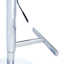 Crosby St. Stout Adjustable Faux Leather Barstool, Black