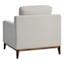 Ty Pennington Knox Upholstered Wooden Accent Chair, White