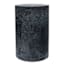 Honeybloom Black Unscented Pillar Candle, 4x6
