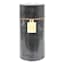 Honeybloom Black Unscented Pillar Candle, 4x8