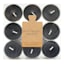 Honeybloom 9-Pack Unscented Tealight Candles, Black