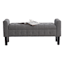 Providence Andy Storage Bench, Grey