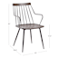 Honeybloom Whitley Dining Chair, Neutral