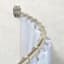Manhattan Satin Nickel Curved Shower Curtain Rod