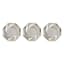 3-Piece Geo Swirl Wall Mirror Set, 10"