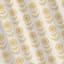 Honeybloom Yellow Flower Stamp Printed Shower Curtain, 72"