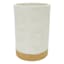 Honeybloom Reagan White Flower Stamp Tumbler, 4.5"