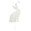 Honeybloom White Easter Bunny Yard Stake, 13"