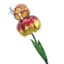 Yellow Solar Flower Yard Stake, 36.5"