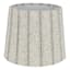 Found & Fable Striped Textured Medium Table Lamp Shade, 12x14x10