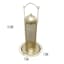 Found & Fable Gold Mesh Bird Feeder, 13"