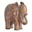Brown Aztec Design Elephant, 7"