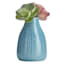 Blue Ceramic Vase, 5"