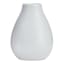 Providence White Ceramic Vase, 5"