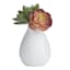 Providence White Ceramic Vase, 5"