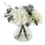 Providence Mixed Flower Arrangement in Glass Vessel, 12"