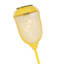 Yellow Metal Solar Yard Stake, 32"