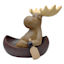 Moose Outdoor Garden Statue, 14"