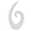 Crosby St. Modern Swirl Outdoor Garden Statue, 21"