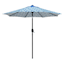 Blue Pinwheel Crank & Tilt Round Patio Umbrella, 7.5'