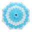 Blue Flower Crank & Tilt Round Patio Umbrella, 7.5'