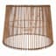 Found & Fable Natural Rattan Medium Table Lamp Shade, 12x14x10