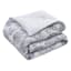 4-Piece Black & White Floral Print Comforter Set, Twin/Twin XL