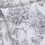 4-Piece Black & White Floral Print Comforter Set, Twin/Twin XL