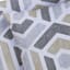 5-Piece Grey & Yellow Geo Print Comforter Set, Full/Queen