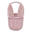 Woven Bunny Ears Easter Basket, Pink